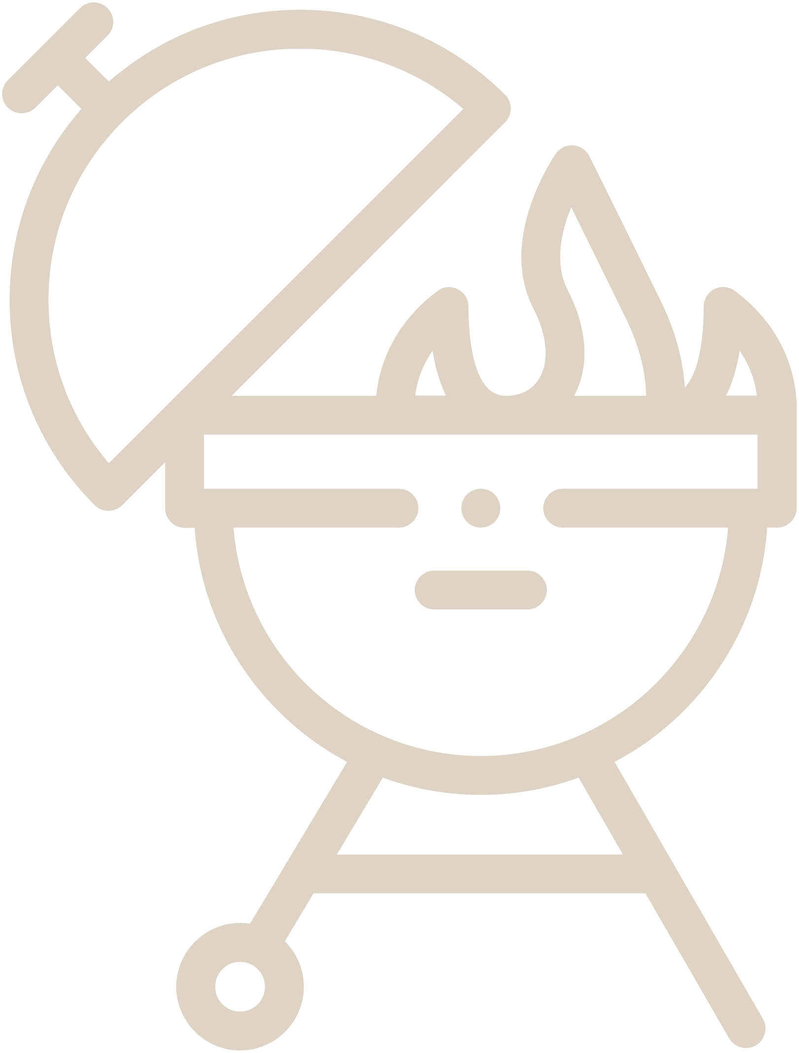 vector icon of bbq